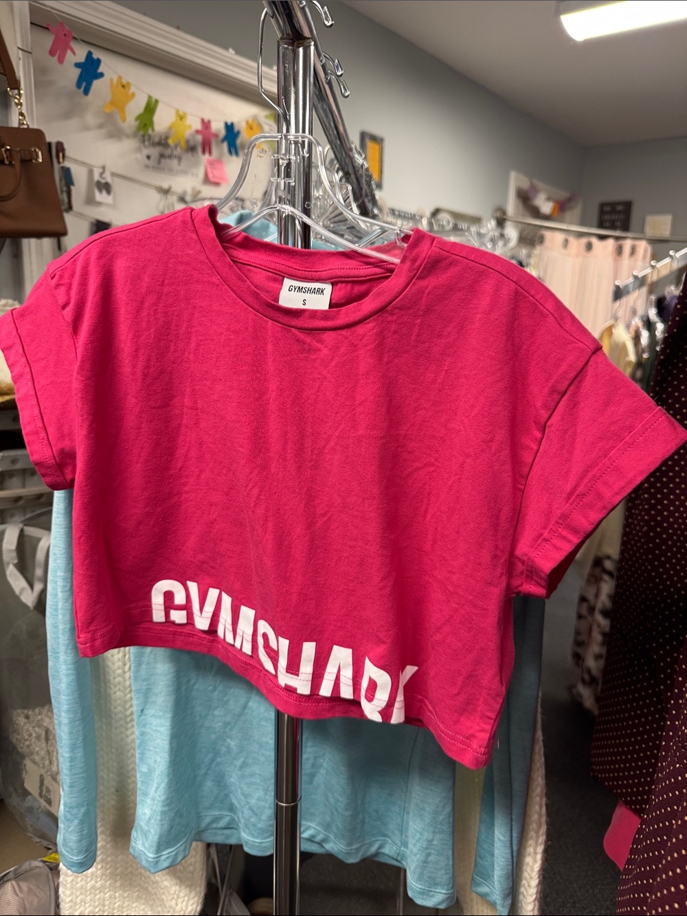 Gymshark crop tee S // 092067